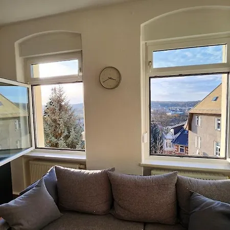 Ruhiger Flussblick Vom Balkon All-in 5g * Niederdorla