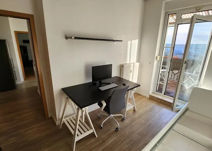 Ruhiger Flussblick Vom Balkon All-in 5g Διαμέρισμα Niederdorla